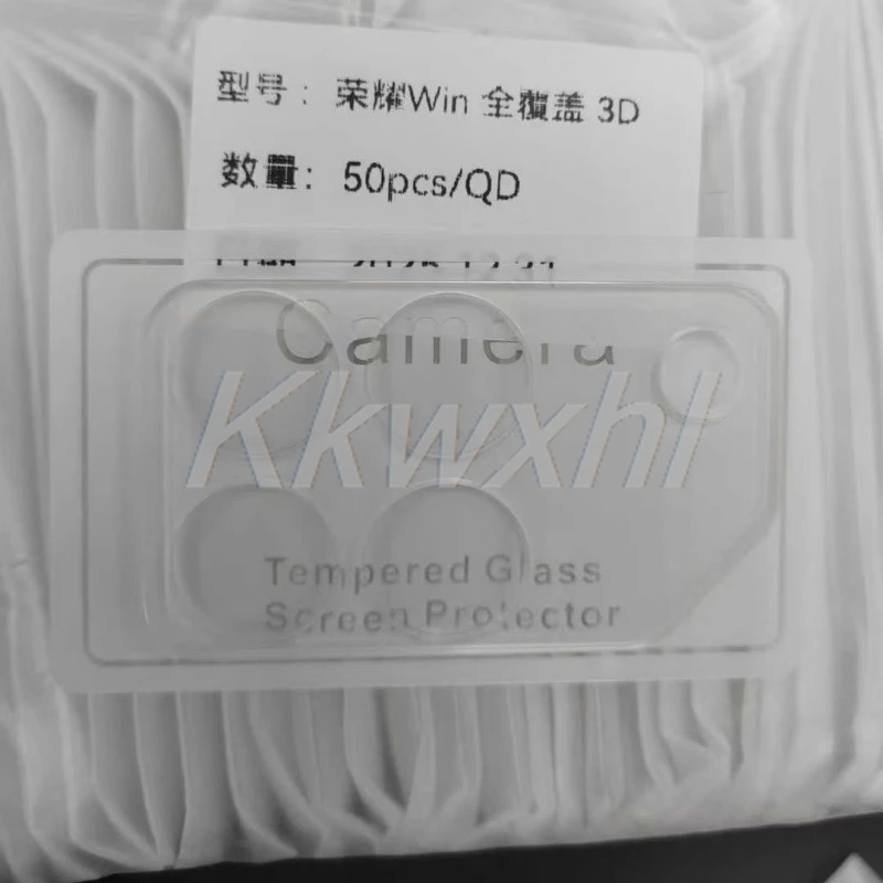 2-Pack 9H 3D Camera Lens Protective Film with Tempered Glass Back Cover