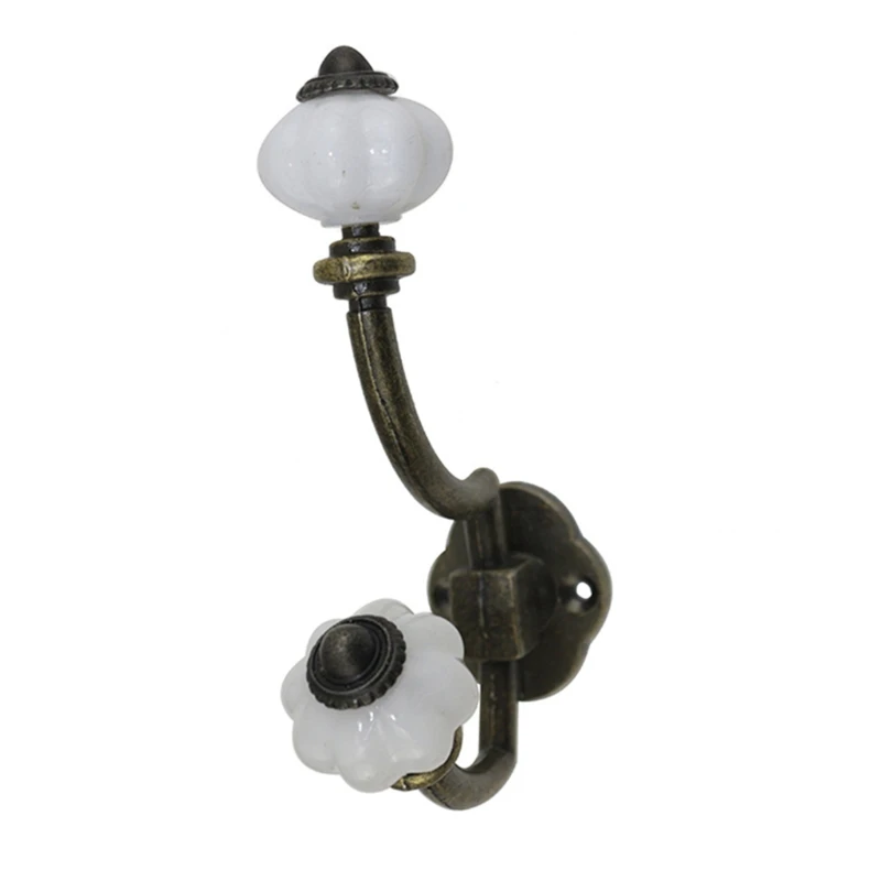 LXAF Zinc Alloy Coat Hooks Vintage European Wall Hooks Modern Single Hanger