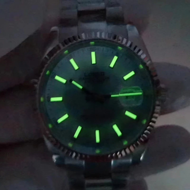 LOREO Men Watch Luminous Sapphire Clock Men's MIYOTA Automatic Mechanical Watches Top Brand Luxury 5ATM Waterproof Relogio