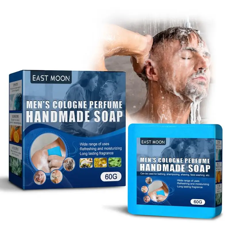 Cologne Bath Soap For Men Natural Excellent Deodorant Bar Soap For Men