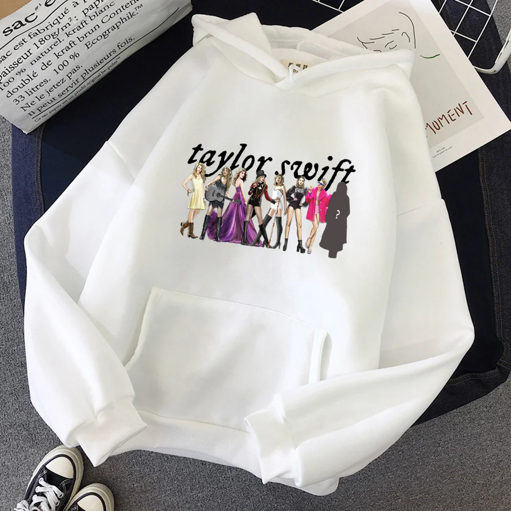 2024 Taylor The Eras Tour 프린트 오버사이즈 풀오버 후디, 남녀공용 스트리트웨어, 맨투맨 미드나잇 앨범, 스위프트 여성 후디, 신제품