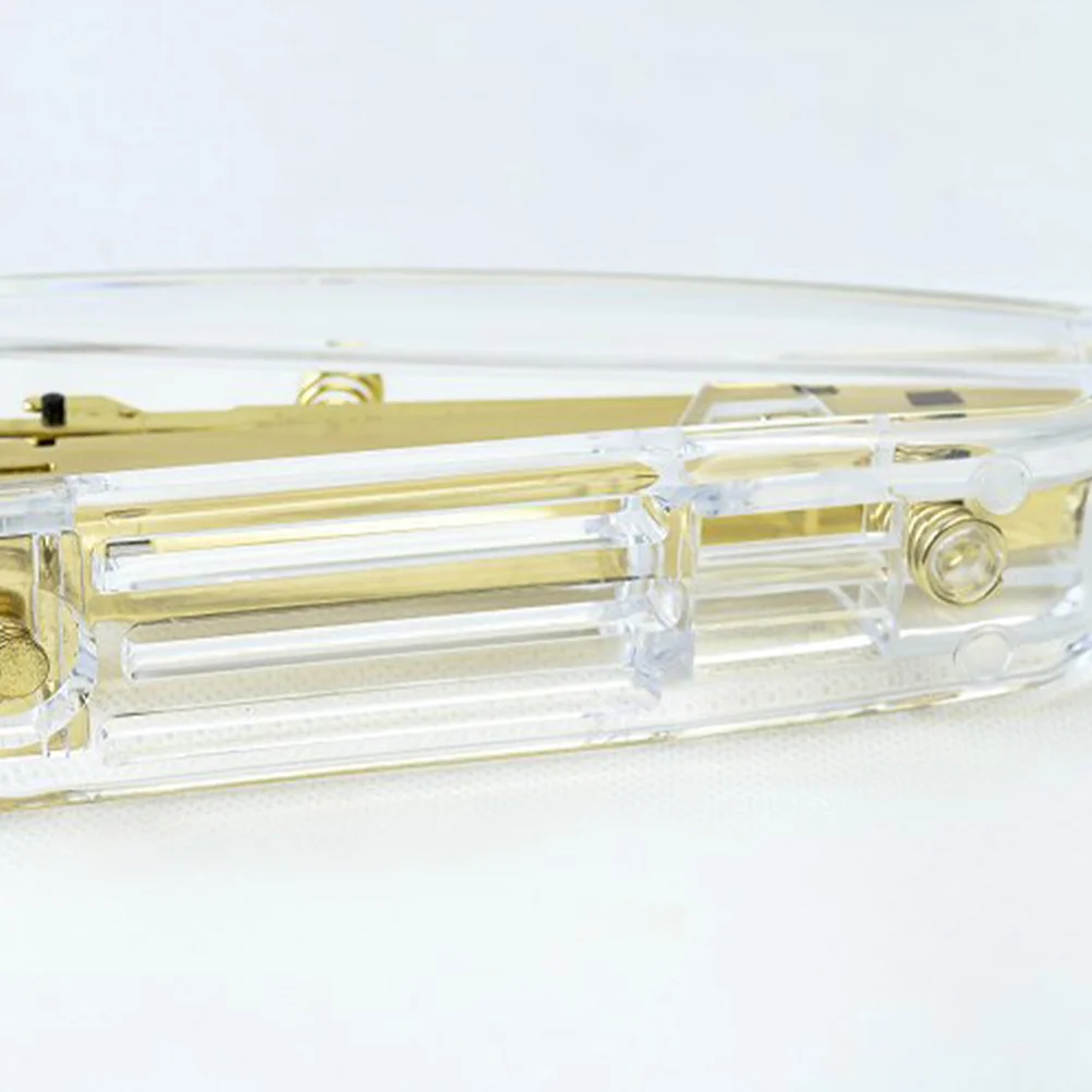 Portable Mini Stapler Transparent Design Lightweight Manual Plastic Book Sewer Student Stationery Office Binding Supplies