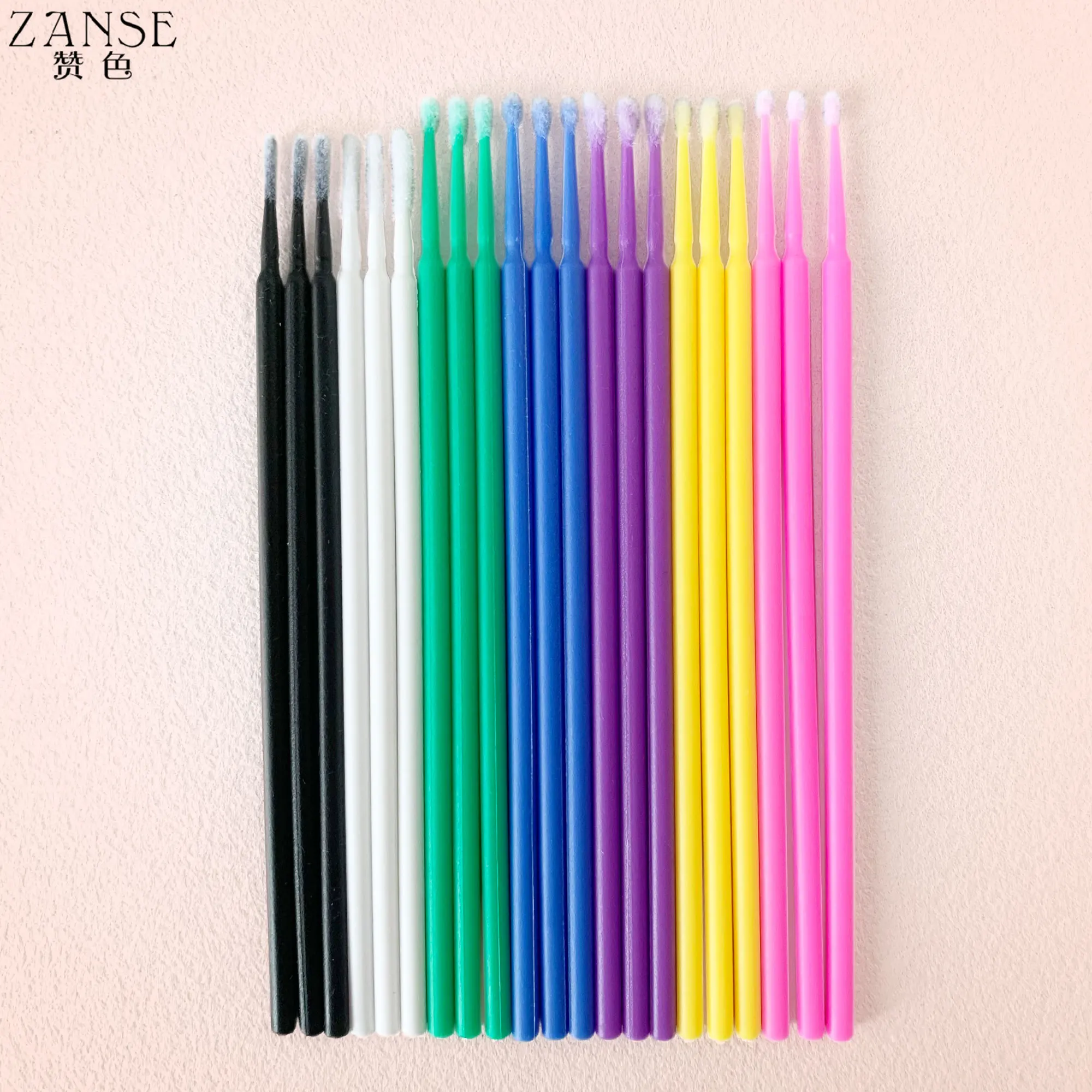 Description Picture 5 of item100pcs Disposable Micro Brush Mascara Wands Applicator Lash Removing Swab Microbrush Eyelash Extension Makeup brushes Tools
