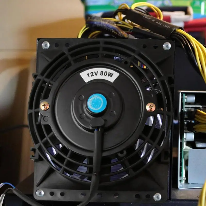 Electric Radiator Fan 6 Inch Electric Radiator Cooling Fan Assembly Kit 12V 80W 650CFM Cooling