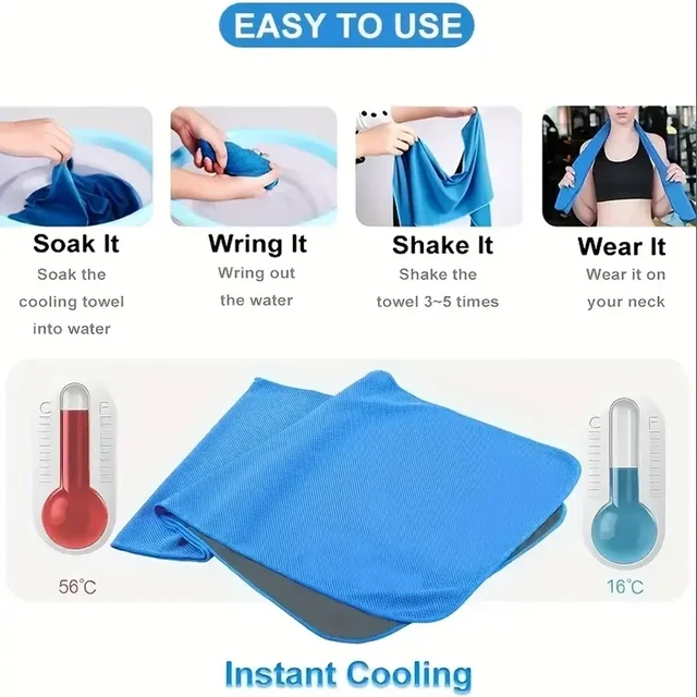 Cold towel Outdoor sports towel Sweat towel Fitness cooling towel 5