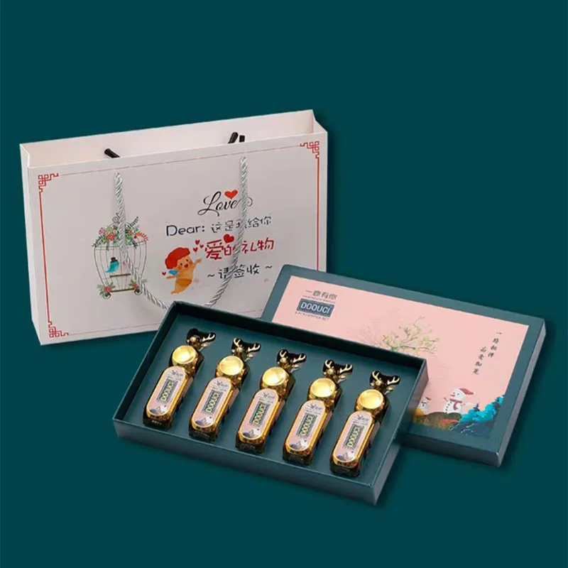 Chinese Style Lipstick Gift Set Box Lasting Moisturizing Nourishing red Lip stick Cosmetics women beauty makeup set 2