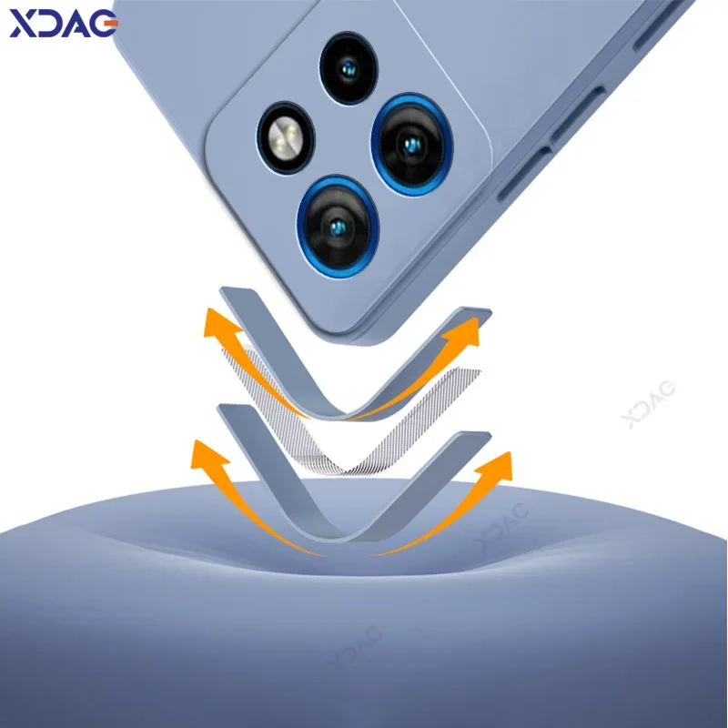 Enhanced Liquid Silicone Phone Case - Soft Shockproof Cover