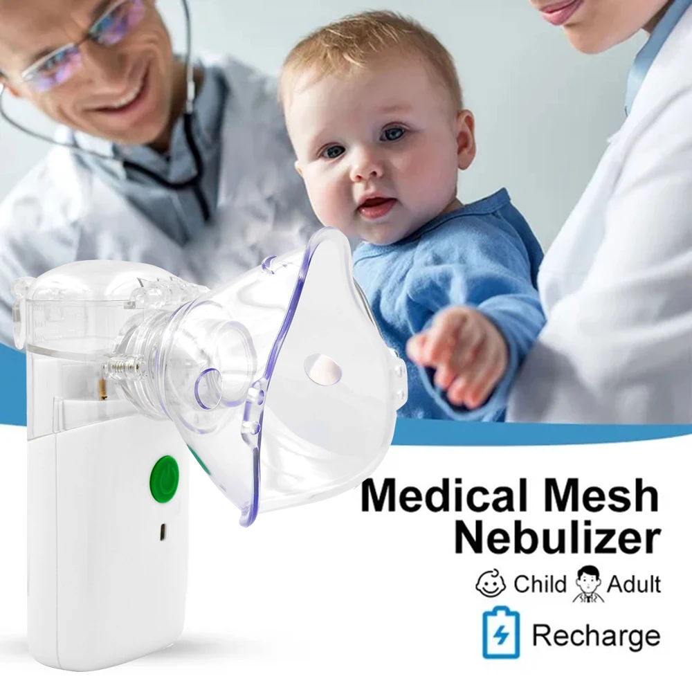 Portable Nebulizer Silent Home Nebulizador Kids Adult Inhaler Aerosol Atomizer Medical Equipment