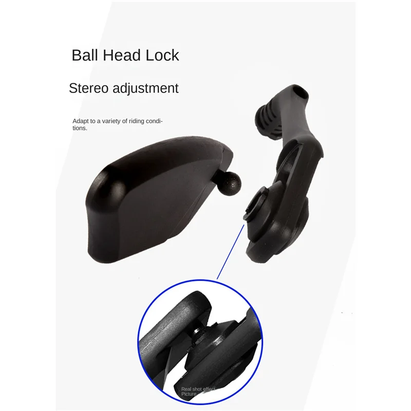 CGDS-자전거 백미러 범위 반사경 조정 가능한 자전거 후방 시력 자전거 핸들바 안전 후방 거울