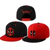 Adult Deadpool Hat Baseball Cap Cosplay Film Character Hip Hop Adjustable Duckbill Hats Flat Brim Sunshade Outdoor Unisex Caps 1
