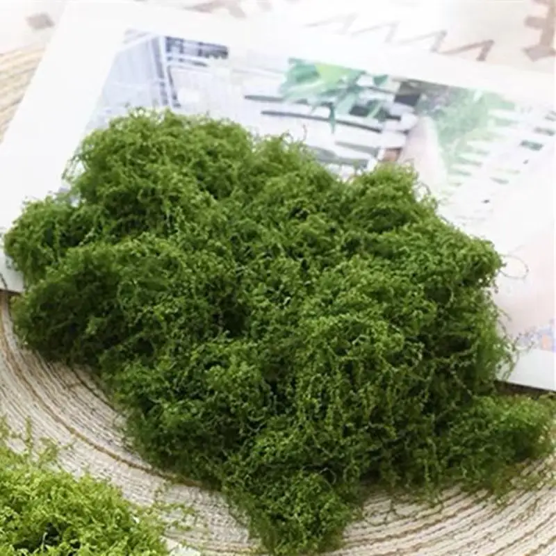 20g/bag Simulation vine model grass microlandscape material Artificial moss fo garden accessories suitable fo lawn decoration 4