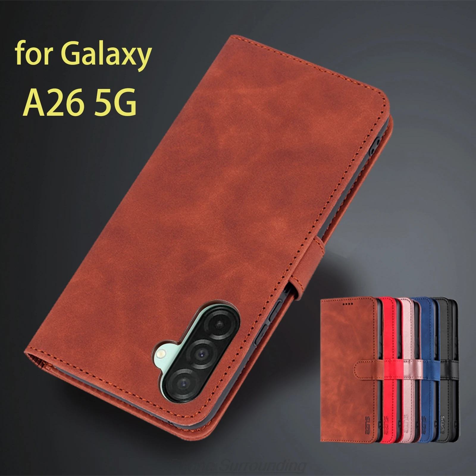 Premium PU Leather Card Holder Wallet Flip Case – Stylish Holster Phone Cover