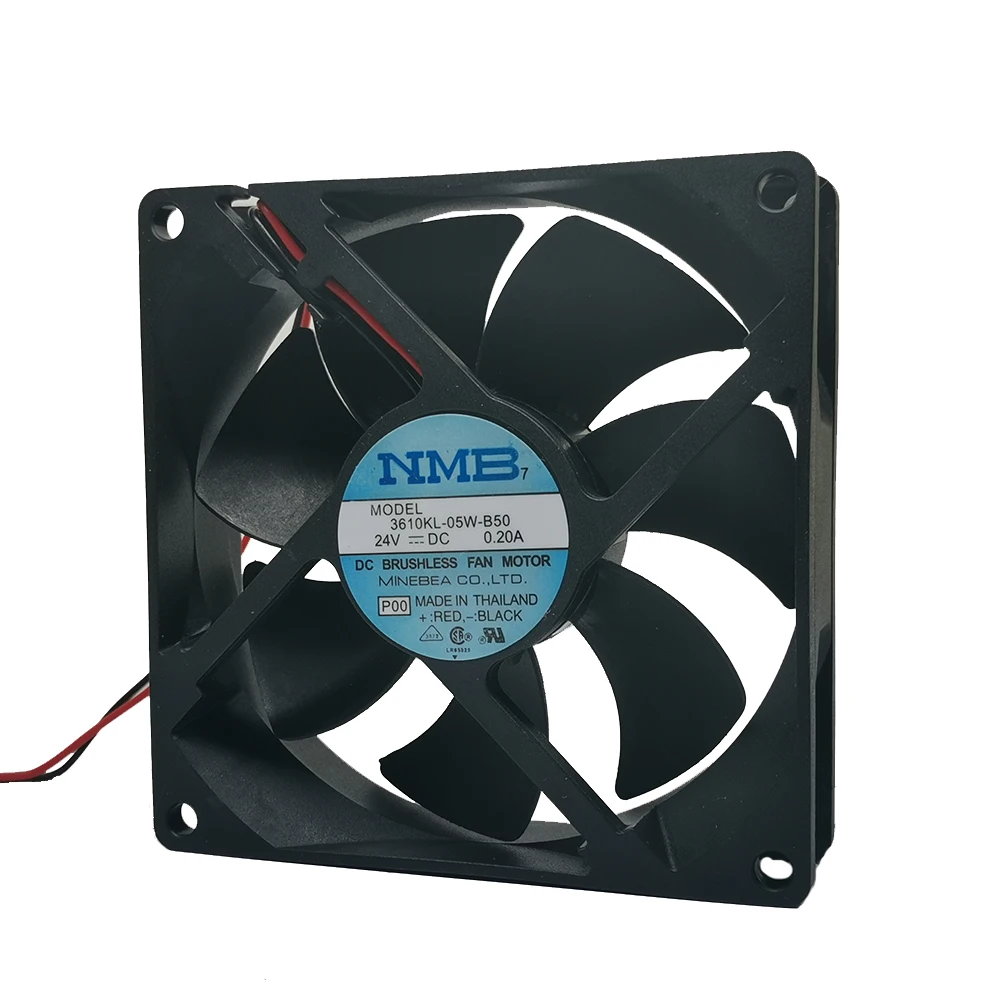 

New original brand NMB 3610kl-05w-b50 9025 24V 0.20a 92 * 92 * 25MM frequency converter chassis fan