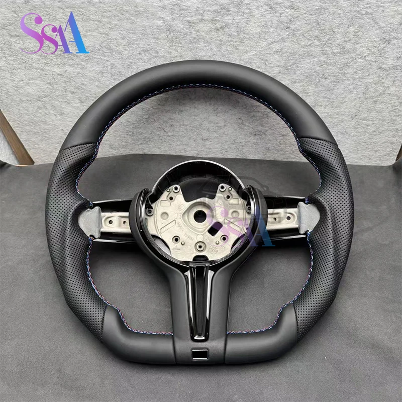 BMW F01 F10 F11 F12 X5 F15 X6 F20 F21 가죽 천공 삼색 스티어..