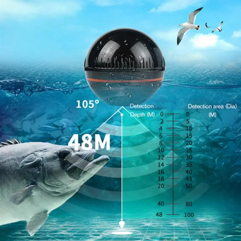 Erchang-XA02-Wireless-Fish-Finder-Bluetooth-Intelligent-Sonar-Fish ...