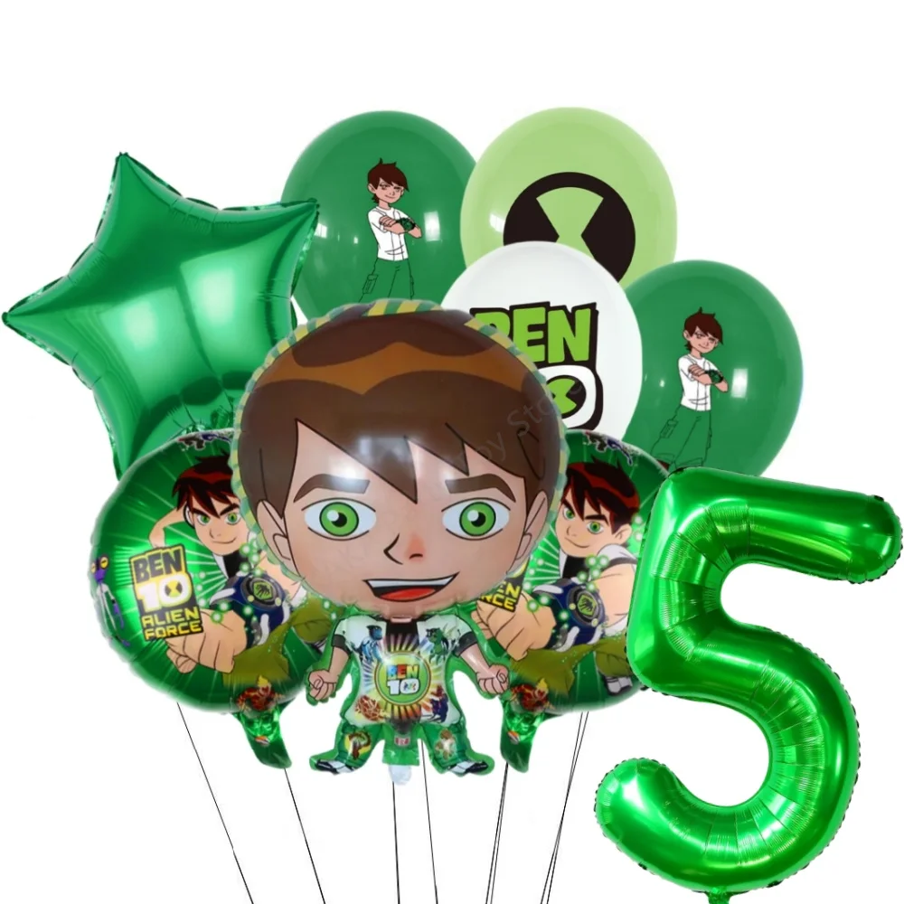Ben 10 Balloon 32 Inch Number Foil Balloons – Ben10cosprops