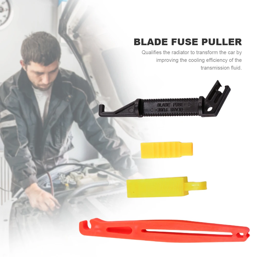 4Pcs Car Fuse Extractor Automobile Fuse Clip Mini Puller Blade Remover for Car Holder Box Disassembly Tool
