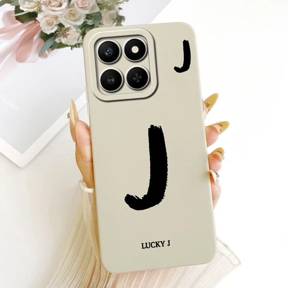 Chic Lucky Letters Soft TPU Phone Case in Light Green