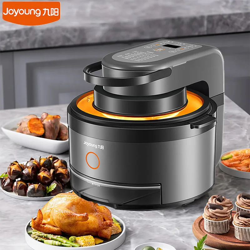 Joyoung Air Fryer Electric Oven Multifunction Deep Fryer 5L For Home Use Healthy Oil-less Frying Steaming Dual-use KL50-SF1