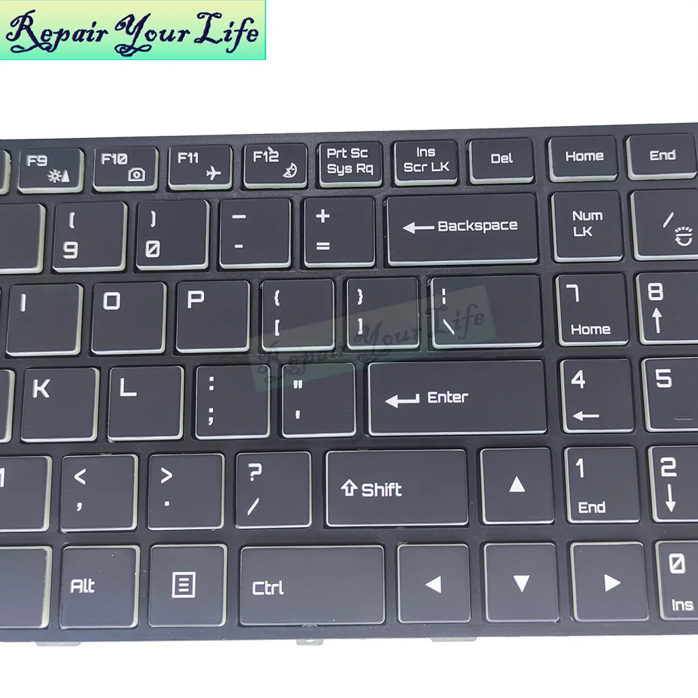 Rgb Backlight Keyboard para Medion Erazer X7847 Schenker Xmg P507 P707 Md60269 Md60290 Md60425 Md60340 Md60342 Md60269 Novo us - Imagem 5