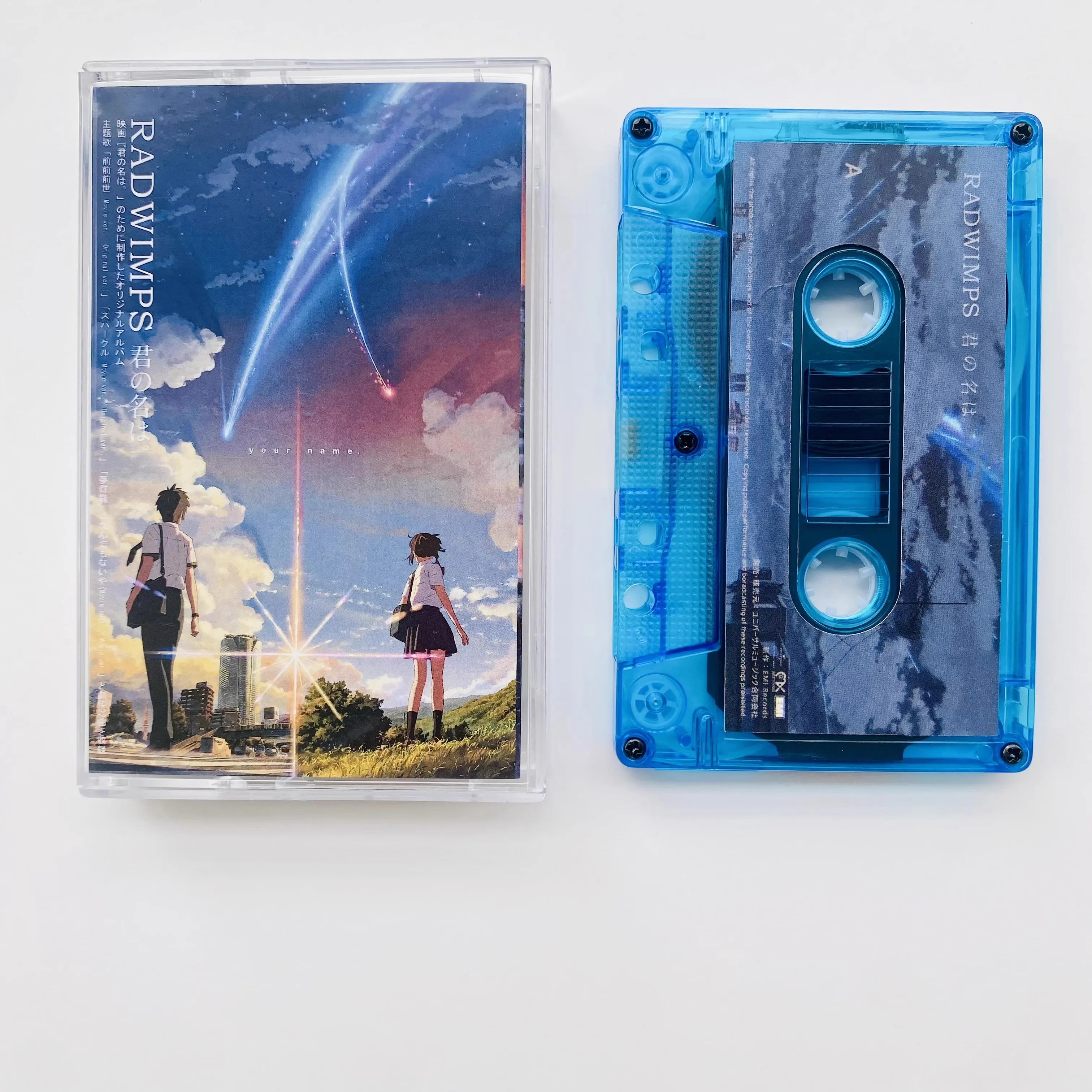 

Makoto Shinkai Anime Your Name Music Tape Tachibana Taki Miyamizu Mitsuha Cassette Cosplay Tapes Walkman Soundtracks Box Gifts