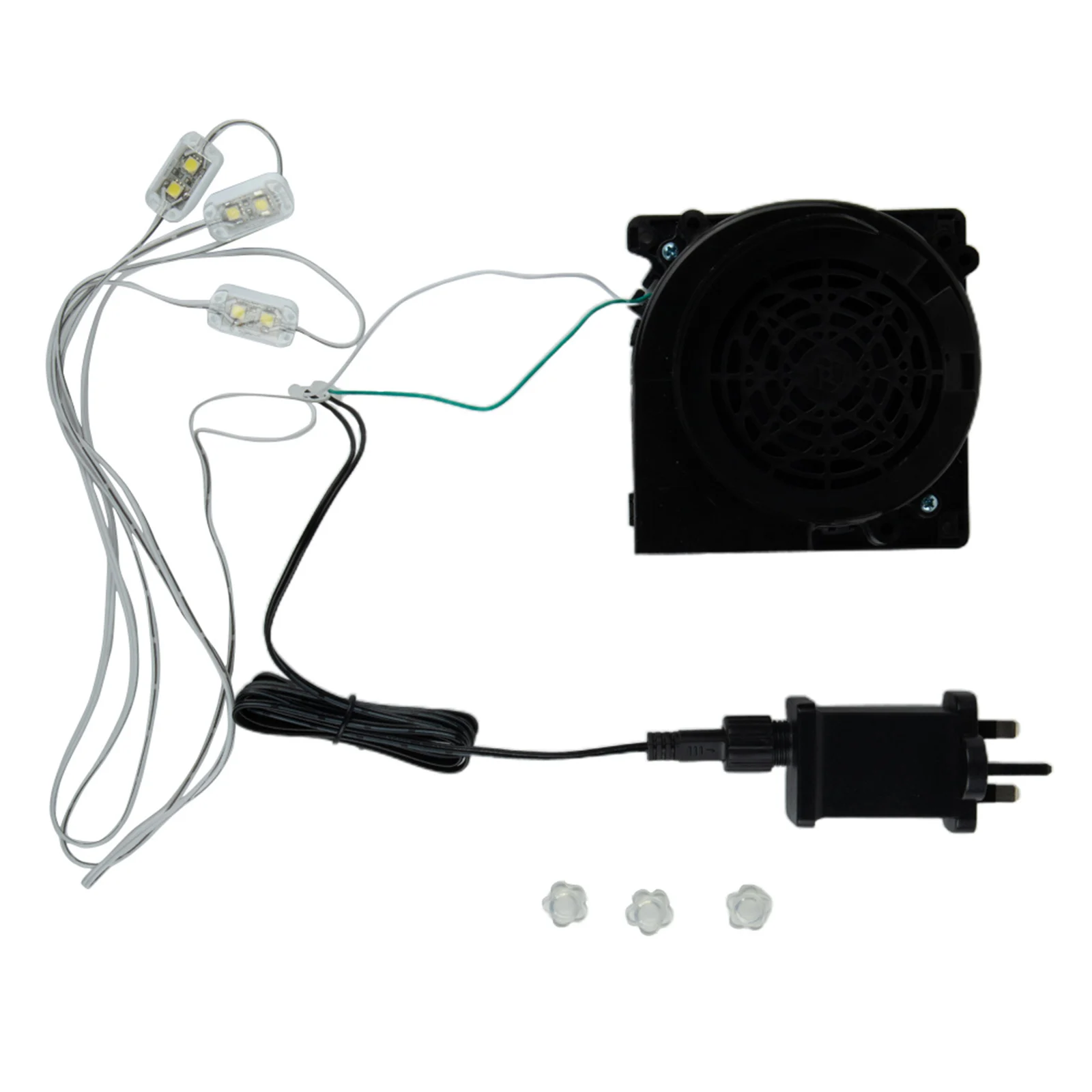 The Real Color Of The Item May Belacement 12V 1.5A Fan Blower Motor With 3 LED Lig Waterproof For Airblow Inflatables Decoration