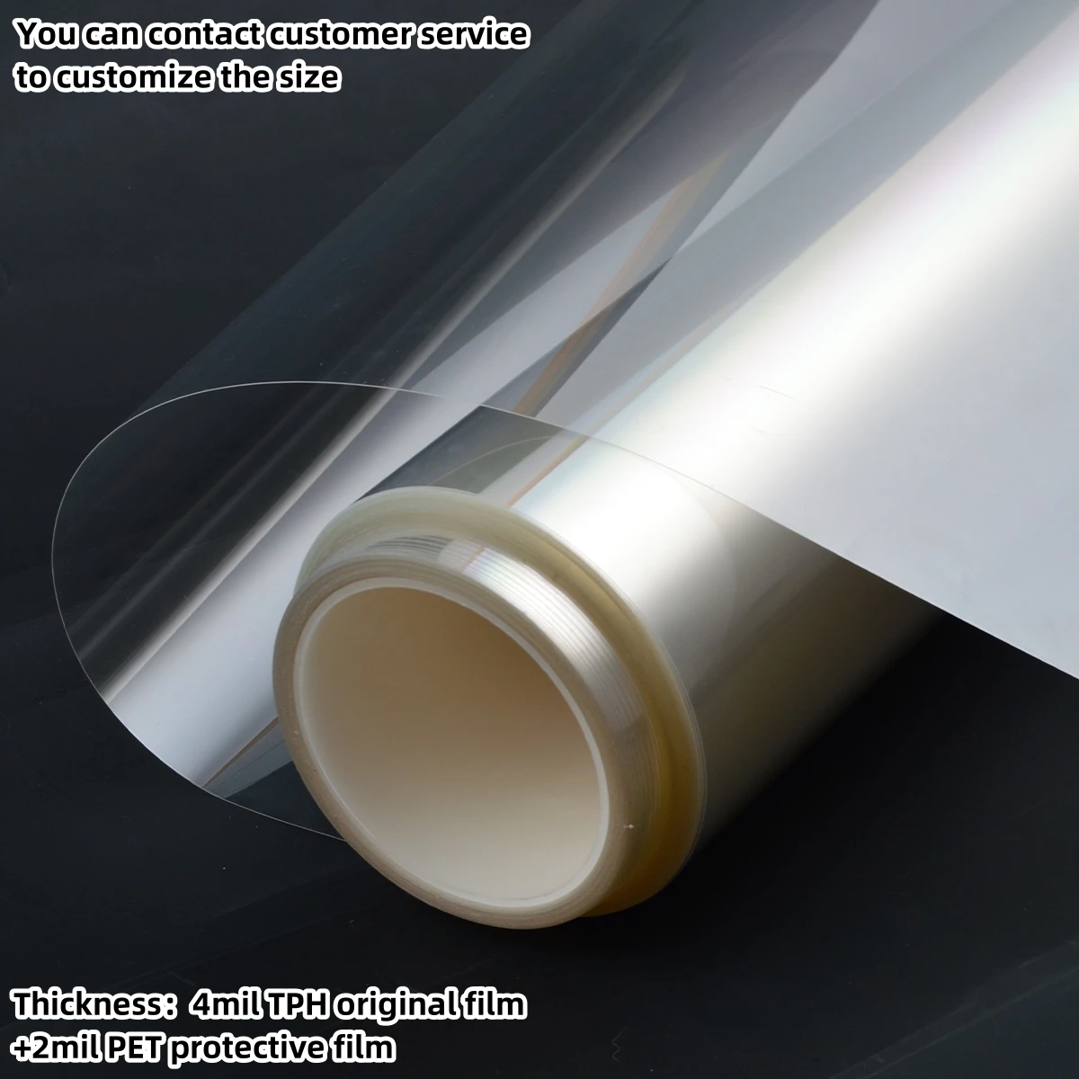 Pegatinas para muebles resistentes al calor y a los arañazos Película protectora transparente HD para escritorio Resistente al calor y a los arañazos para muebles