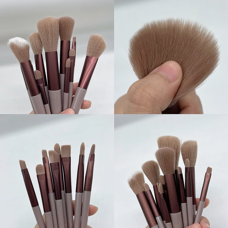 13 PCS Makeup Brushes Set Eye Shadow Foundation Women