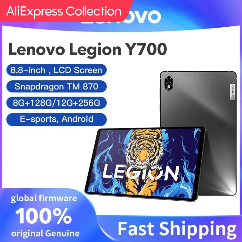 Aliexpress Collection Firmware Globale Lenovo Legion Y700 Snapdragon 870 Esports 8.8 Pollici 6550Mah 45W Ricarica Tablet 2560*1600