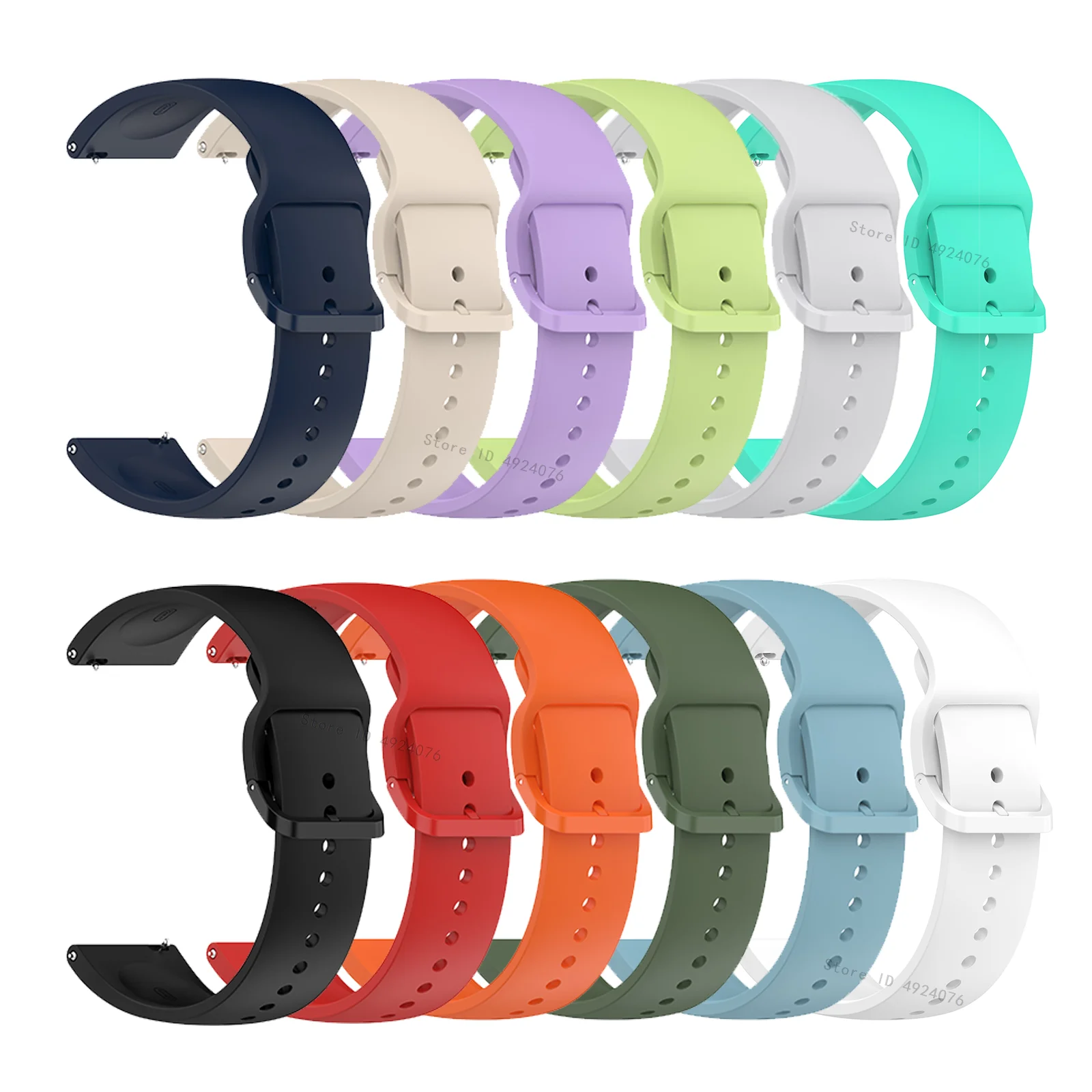 Silicone Sport Strap Watchband for Smart Watches - Stylish and Durable Bracelet Accessory
