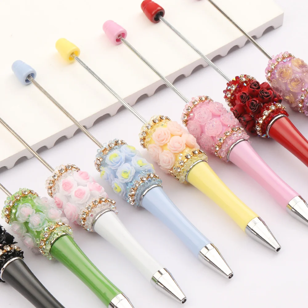 Cordial Design 20Pcs 20*147MM Jewelry Findings & Components/Beadable Pen Findings/Cute Plastic Pens/DIY Beaded Pen Accessories - cordial