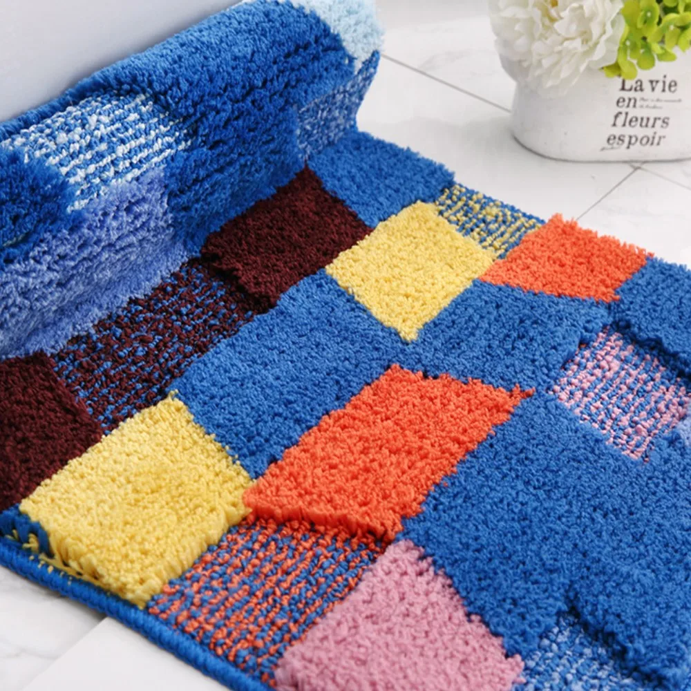 Bathroom Rug Mat Carpet Soft Microfiber, Colorful Carpet Bath