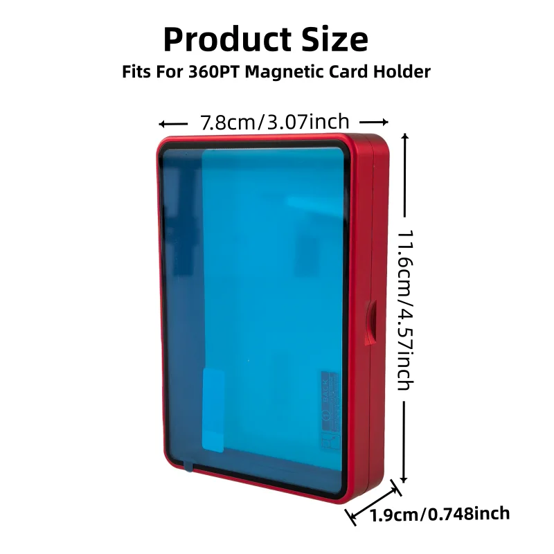 Premium Aluminum Alloy Magnetic Card Display Case with UV Protection