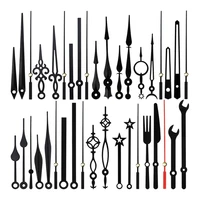 Wall Clock Hands Mechanism Watch Second Mutes Pointers DIY NeedlesFitting Replaceable Wall Clock Repairing Parts 14pcs 1