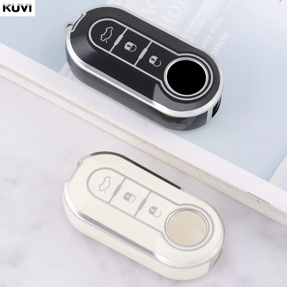 Premium TPU Flip Key Case Cover