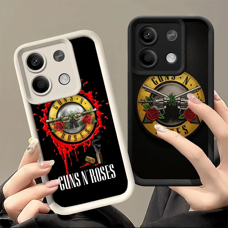 Stylish Soft Protective Phone Case with Rock Band Design