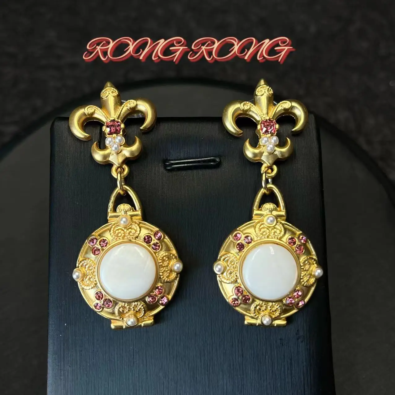 

French Gentle Breeze Pearl Bow Earrings