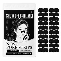 Activated Charcoal Nose Strips Set - 30 Pack for Fresh Look and Easy Skincare Routine (40pcs)