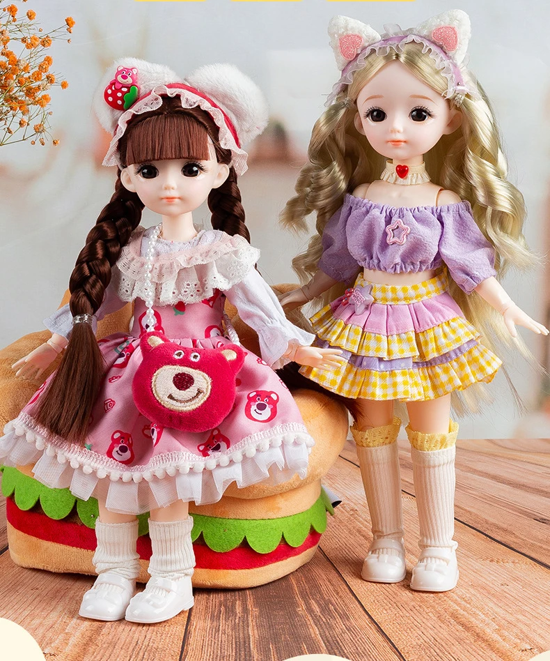 jojomis 1:3 BJD Pop Jurk Diy Cosplay Dress Up Voor 60Cm Mode Pop