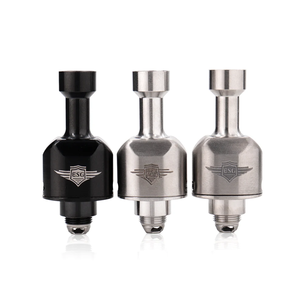 

ESG Skynet RBA Bridge Vapeshell Atomizer Tank 316 Stainless Steel with 7pcs MTL DL Air Pins For BB Mod Billet Box VS Jenna Mobb