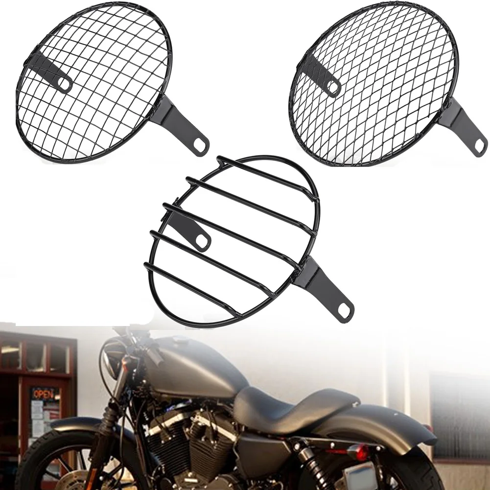 

6. 5-дюймовая фотомаска для кругового гриля для Cruiser Chopper Cafe Racer #3