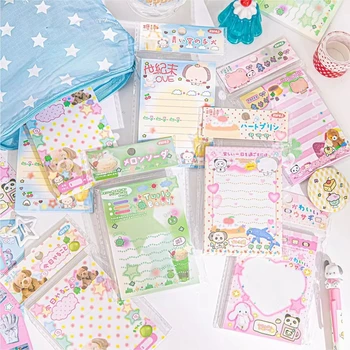 50 Sheets Cute Japanese Old-fashioned Style Memo Pads Message Paper Journal DIY Base Material Notepad School Stationery 1