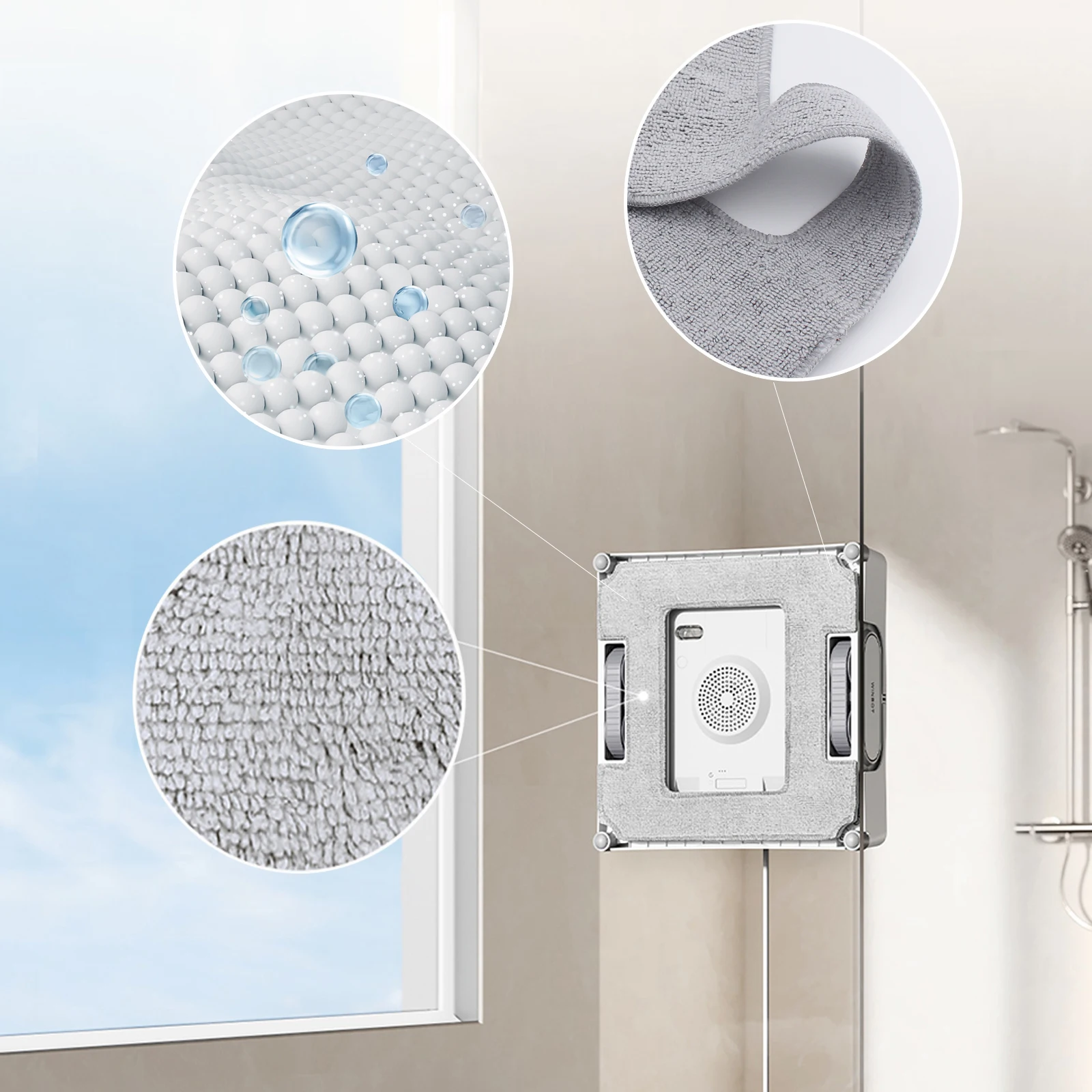 オリジナル】ECOVACS WINBOT W2、W2 OMNI 窓掃除ロボット用マイクロ