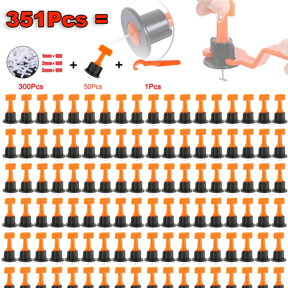 Reusable Tile Leveling System Level Wedges Tile Spacers Flooring Wall Spacer CarrelageLeveler Locator Spacers Kits tile spacers tile leveling clips tile leveling tools