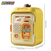 Electronic Password Fingerprint Unlock Money Box Coins Cash Saving Money Box Code Key Lock Music Piggy Bank Mini Safe Child Gift 6