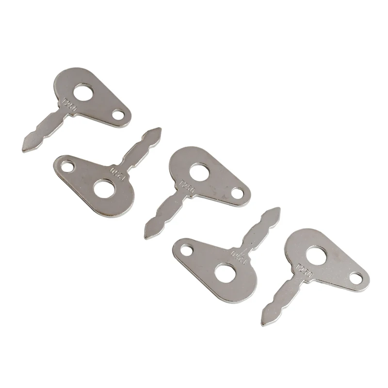 5Pcs Ignition Keys T250 3107556R1 Compatible with Lucas Compatible with Case International Harvester Tractors 770 780 880 885