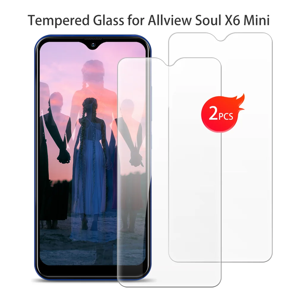 

For Allview Soul X6 Mini Tempered Glass Protective ON Allview Soul X6 Mini 6.2 Inch Screen Protector Smart Phone Cover Film