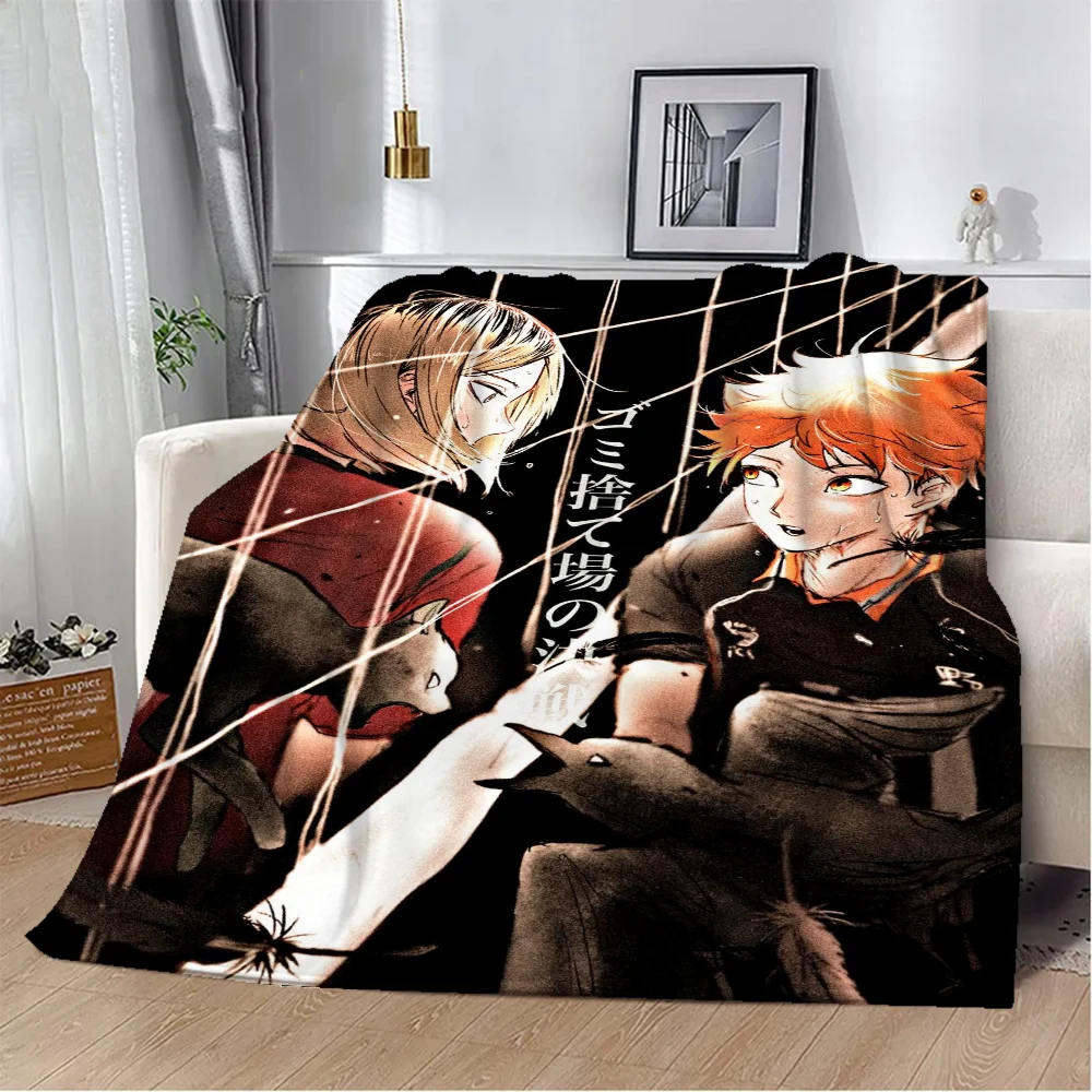 Haikyuu Thick Blankets for Winter Blanket King Size Bed Throw Home and Decoration Knitted Plaid Luxury Bedding Beach Towel Knee 3
