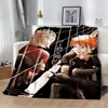 Haikyuu Thick Blankets for Winter Blanket King Size Bed Throw Home and Decoration Knitted Plaid Luxury Bedding Beach Towel Knee 3