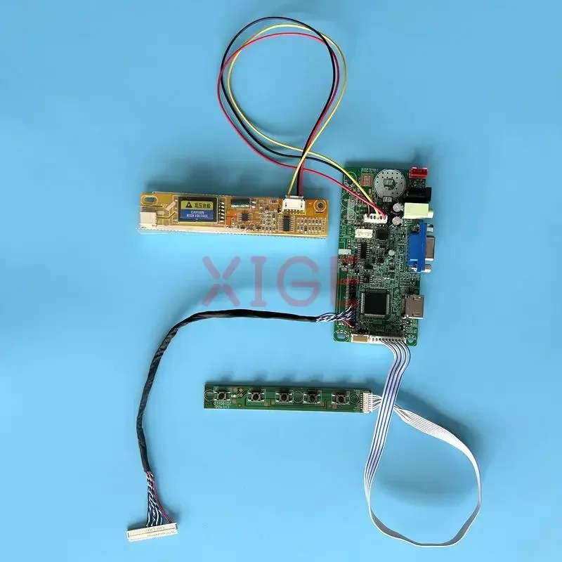 

Контроллер для ЖК-экрана TD141TGCD1 TD141TGCD2, плата драйвера, совместимая с HDMI, 30-контактный LVDS VGA, диагностический комплект 1024*768